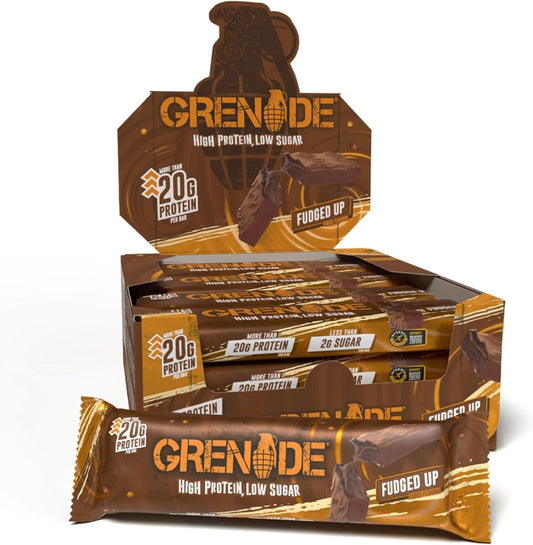 Grenade Carb Killa High Protein Bar Fudged Up | Low Sugar 12 x 60g UAE
