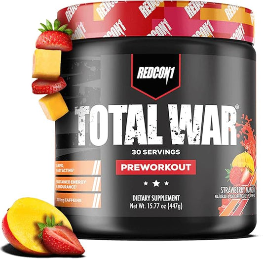 REDCON1 Total War Pre-Workout Strawberry Mango | 30 Servings UAE