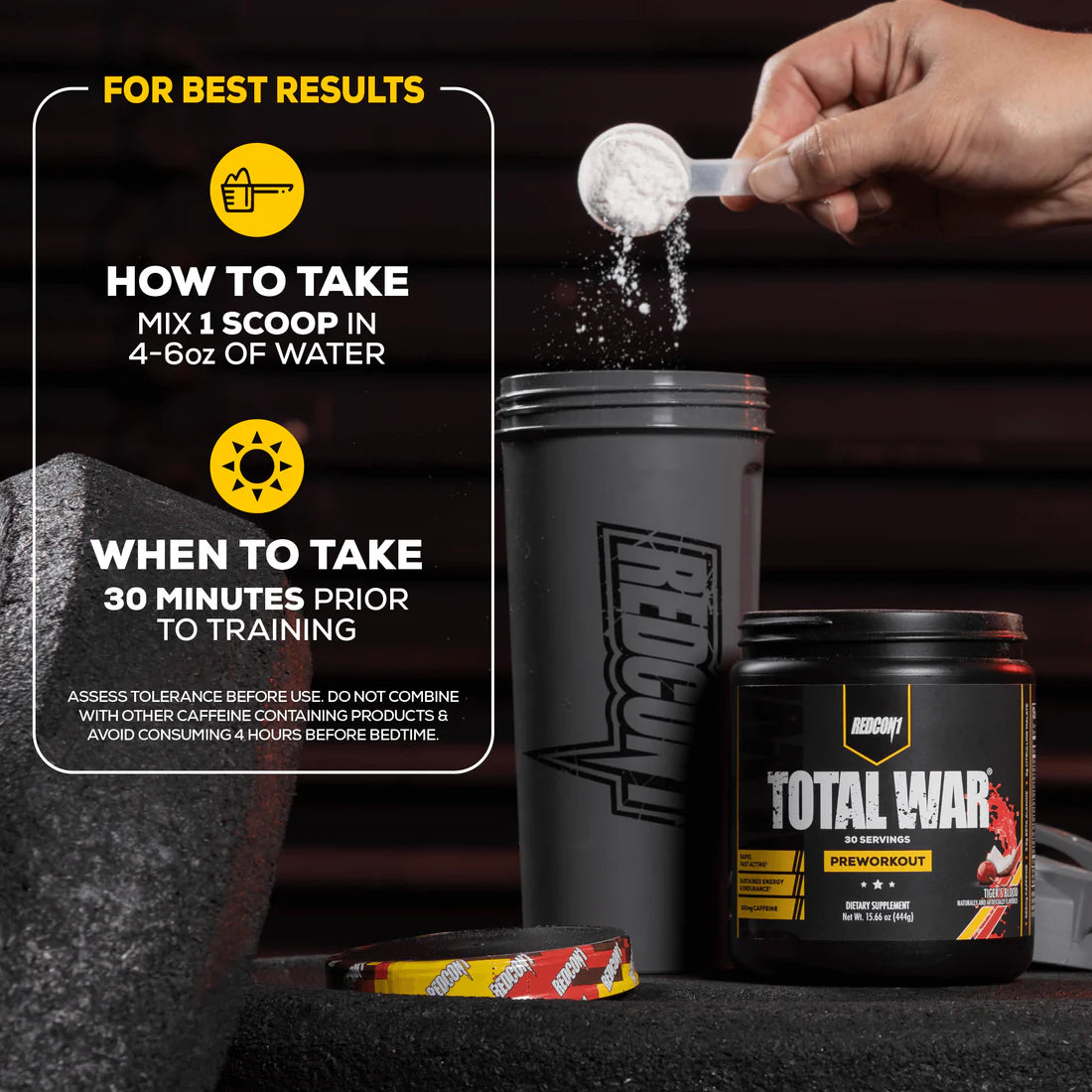 REDCON1 Total War Pre-Workout Strawberry Mango | 30 Servings UAE
