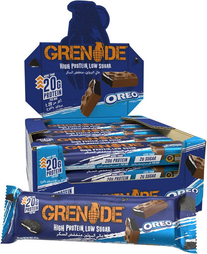 Grenade OREO Protein Bar | High Protein Low Sugar Snack 12 x 60g